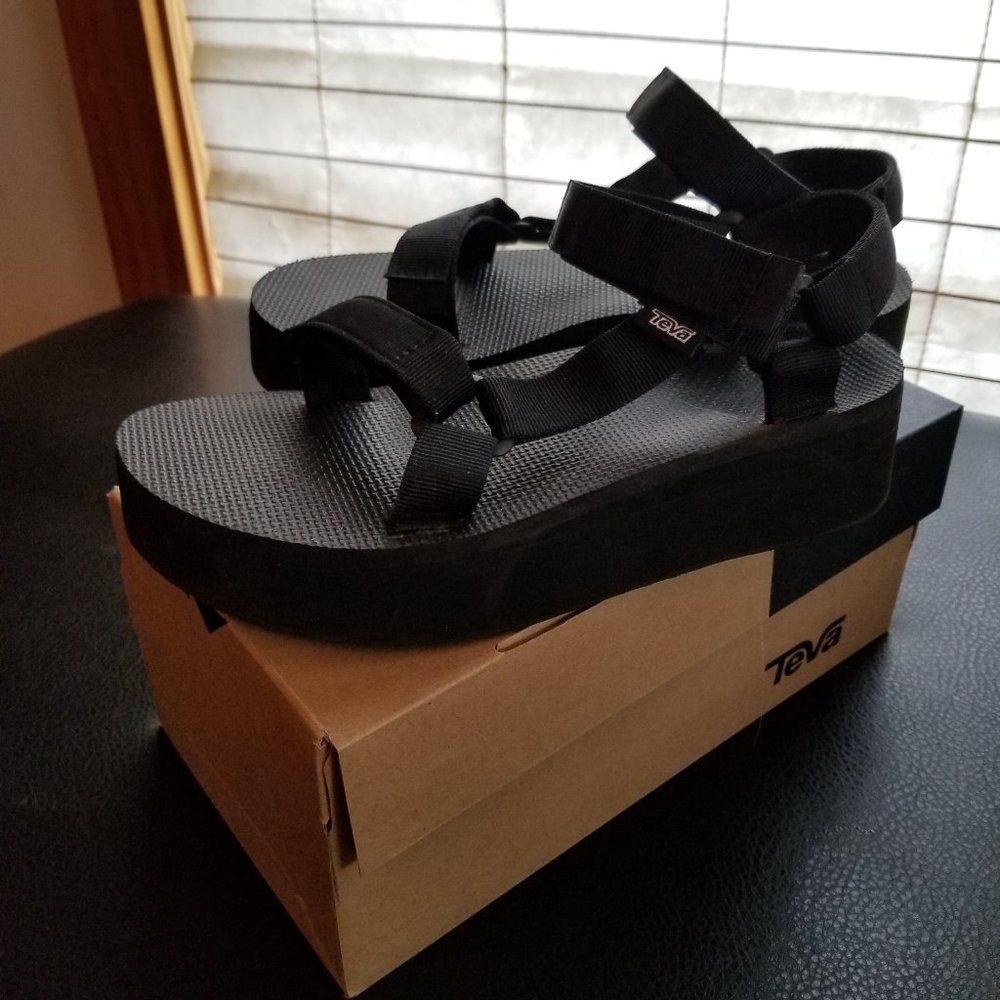 Teva Universal Flatform Sandals - Black